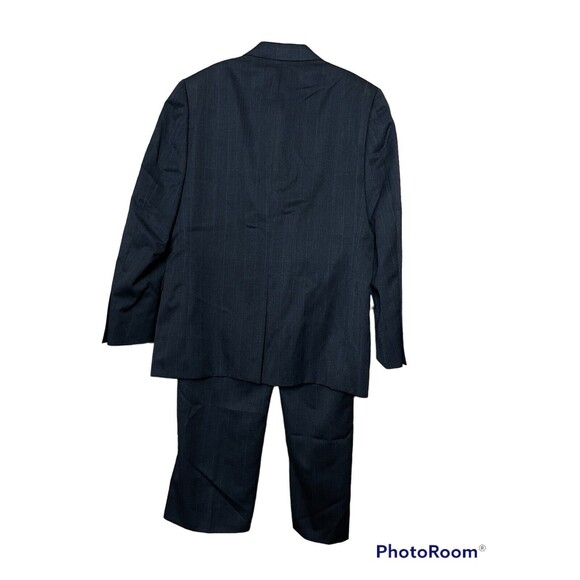 Vintage Tailored Elegance by Victors Washington Mall Suit 43R Mens Pin Striped - Picture 2 of 15